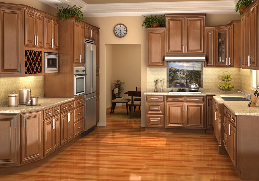 KCD KitchenCabinetDiscounts CHESTNUT PILLOW KITCHEN RTA MAPLE OAK BAMBOO birch cabinets 